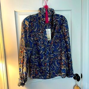 💋 SEXY STUNNING SET 💋 Sezane top and skirt in imprime ranch 34/36 💋